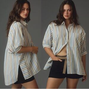 Anthropologie Button Down Size 2X